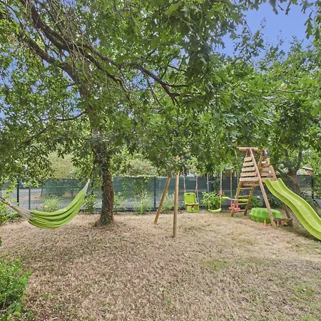 Piscine, Jardin & Jeux Enfants, Maison Pour 6 Pers 랑통
